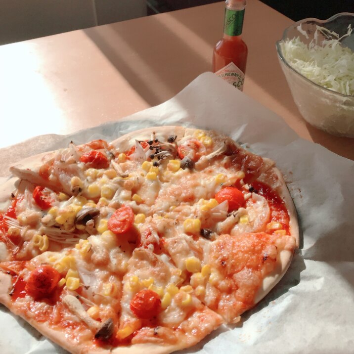 ランチにぴったり 30分で簡単ピザ レシピ 作り方 By でんてん 楽天レシピ ランチにぴったり 30分で簡単ピザ レシピ 作り方 By でんてん 楽天レシピ